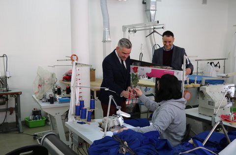 Giornata internazionale della donna: il presidente Miletić ha visitato la Tekop Nova