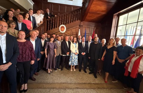 La Vicepresidente della Regione Gordana Antić all’inaugurazione del Consolato onorario della Repubblica di Finlandia a Pola