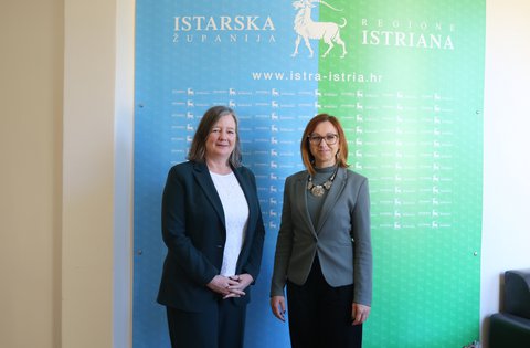 L'ambasciatrice della Repubblica d'Irlanda presso la Repubblica di Croazia in visita alla Regione Istriana
