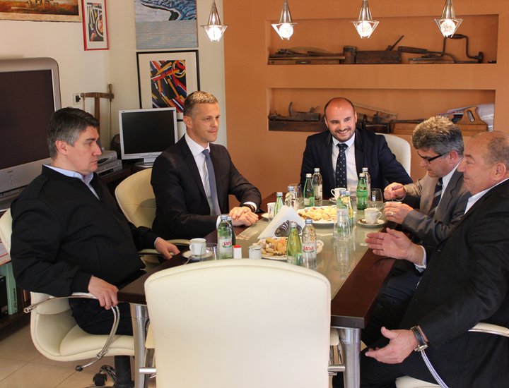 Il Presidente della Regione e il Presidente del Governo della Repubblica di Croazia in visita agli investimenti strategici sul territorio della Città  di Parenzo