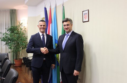 Il Presidente del Governo della RC Andrej Plenković ha appoggiato i progetti strategici per l'Istria
