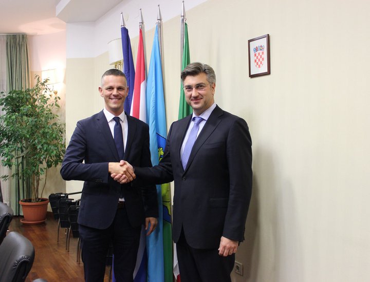 Il Presidente del Governo della RC Andrej Plenković ha appoggiato i progetti strategici per l'Istria