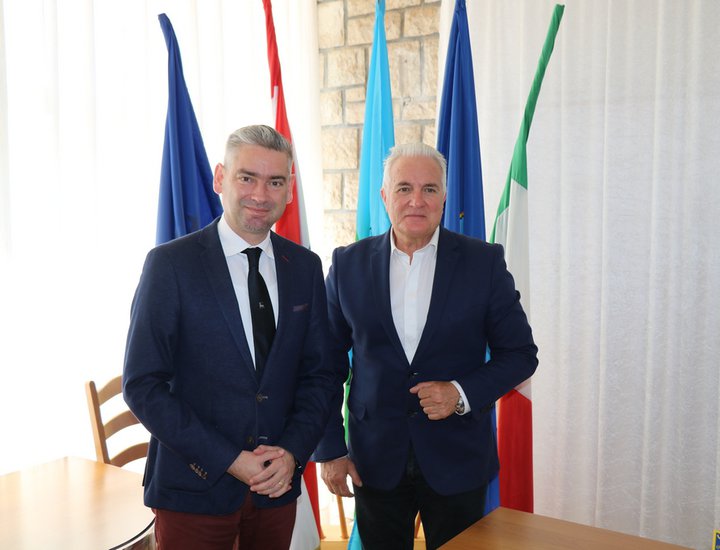 Il presidente Miletić in visita ufficiale al Comune di Fasana