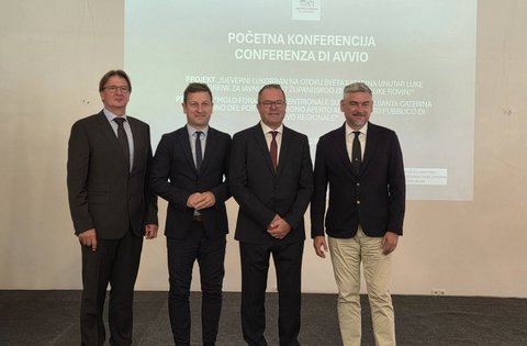 U Rovinju održana početna konferencija EU projekta „Sjeverni lukobran na otoku Sveta Katarina unutar luke otvorene za javni promet županijskog značaja - luke Rovinj“