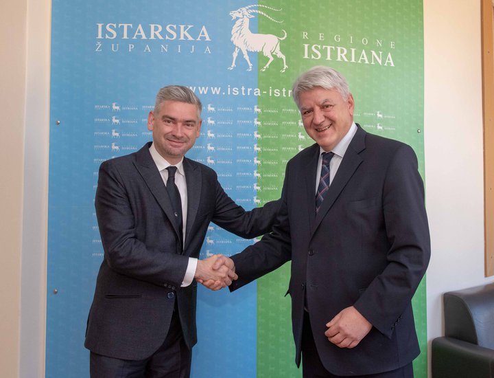 Continua l'amicizia e la buona collaborazione fra la Regione Istriana e la Regione Litoraneo-Montana