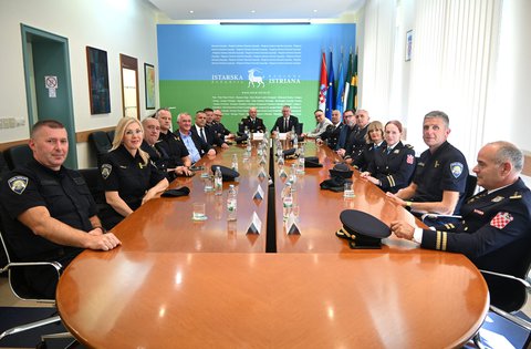 Župan Miletić: Istarska županija je sigurna zahvaljujući predanom i požrtvovanom radu policije