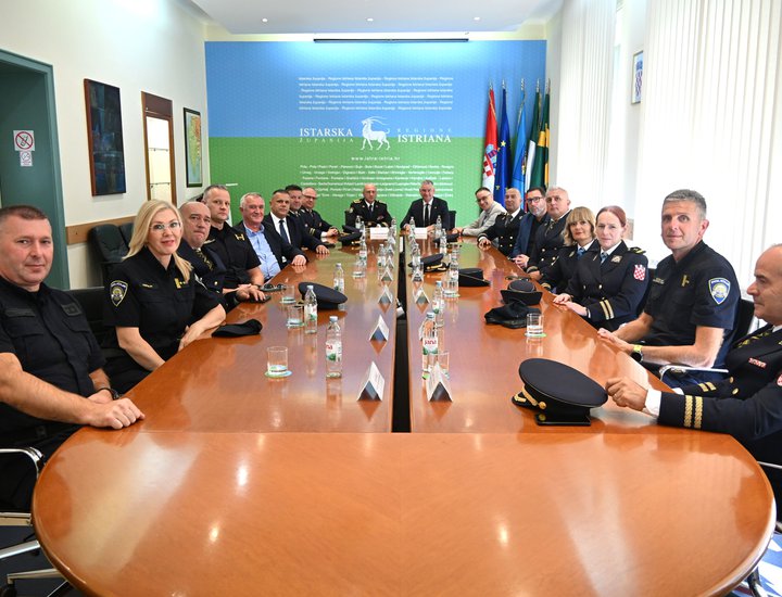 Župan Miletić: Istarska županija je sigurna zahvaljujući predanom i požrtvovanom radu policije