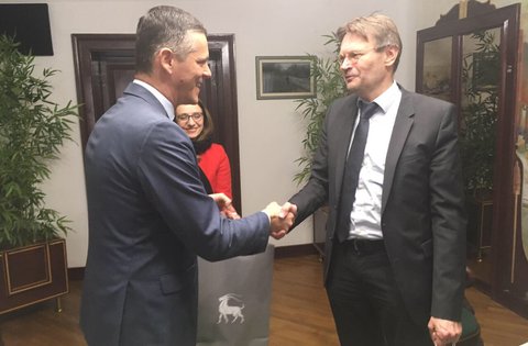 L'ambasciatore austriaco in visita alla Regione Istriana