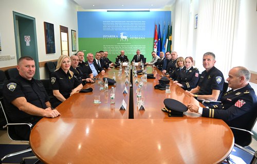 Župan Boris Miletić upriličio tradicionalni prijem povodom predstojećeg Dana policije