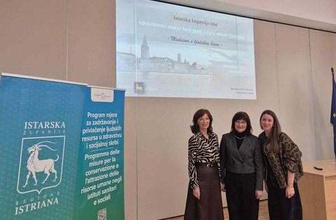 Zamjenica župana Gordana Antić na Medicinskom fakultetu u Zagrebu predstavila uspješne mjere Istarske županije u području zdravstva