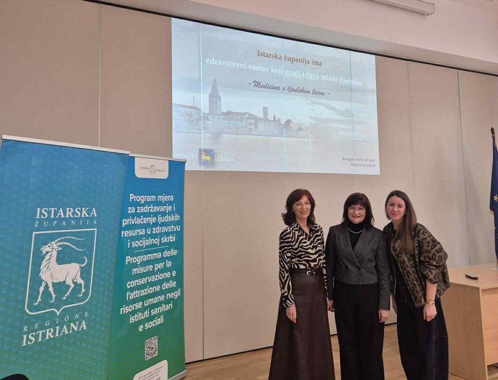 Zamjenica župana Gordana Antić na Medicinskom fakultetu u Zagrebu predstavila uspješne mjere Istarske županije u području zdravstva