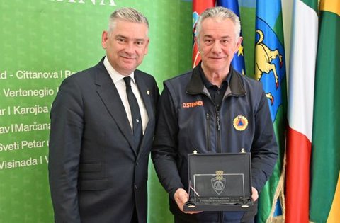 Župan Boris Miletić primio voditelja Službe civilne zaštite Istarske županije