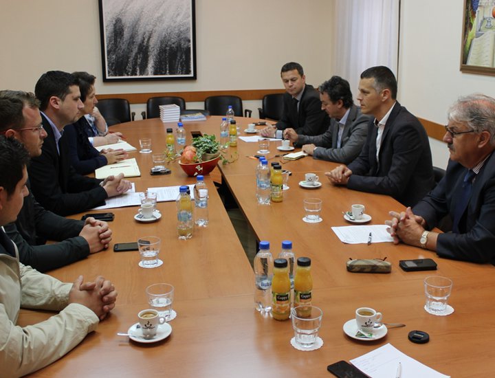 Il Presidente Flego all'incontro con i rappresentanti del Comune di Visinada