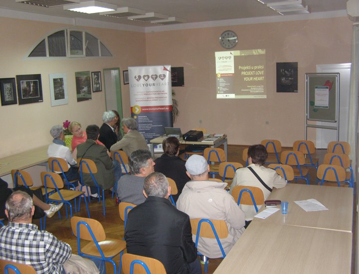 Projekt LOVE YOUR HEART i Centar za prevenciju kardiovaskularnih bolesti prezentirani članovima Sindikata umirovljenika Hrvatske - podružnica Pula