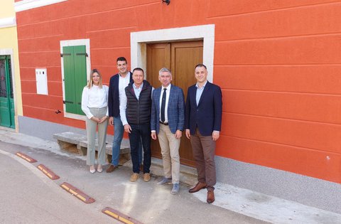 Il presidente Miletić in visita ufficiale al Comune di Castellier S. Domenica