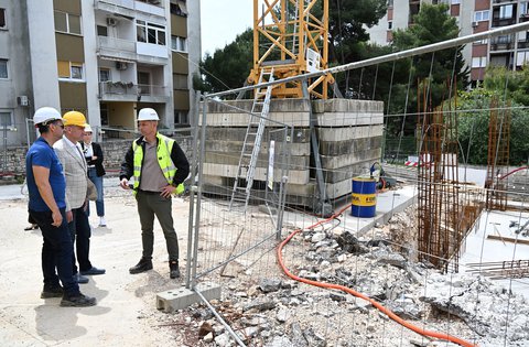 Župan Boris Miletić obišao gradilište Doma za starije osobe Alfredo Štiglić