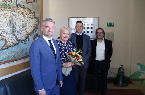 Il presidente Miletić ha organizzato un ricevimento per Gordana Restović
