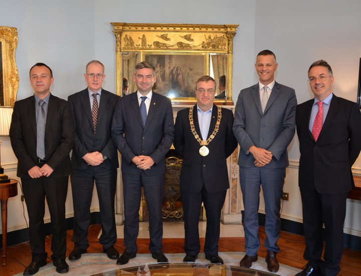 Una delegazione della Regione Istriana in visita a Dublino