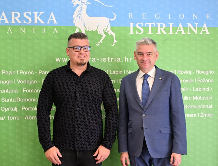 Župan Miletić primio predsjednika udruge IstraMet Petra Radovana
