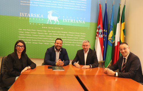 Župan Miletić održao radni sastanak s gradonačelnikom Pule Filipom Zoričićem