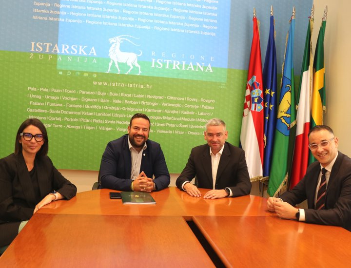 Župan Miletić održao radni sastanak s gradonačelnikom Pule Filipom Zoričićem