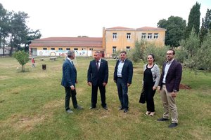 Il presidente Miletić in visita al Comune di Canfanaro