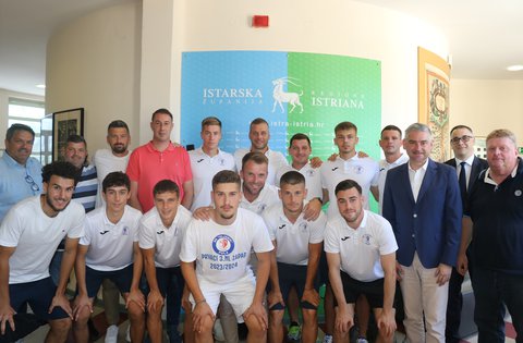 Održan prijem za ekipu NK Uljanik koja je izborila viši rang natjecanja