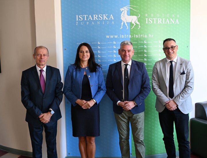 Župan Miletić primio novu generalnu konzulicu Republike Srbije u Rijeci Ivanu Stojiljković