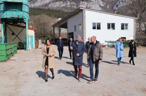 Il presidente Miletić in visita ufficiale al Comune di Lanischie