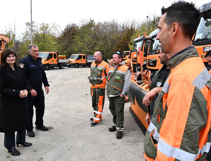 Sve službe u Istarskoj županiji spremne za zimske uvjete