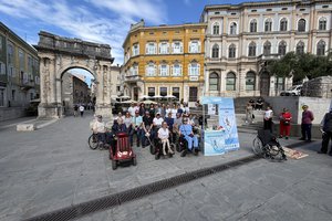 La vicepresidente della Regione Istriana Gordana Antić ha partecipato alla celebrazione della Giornata nazionale delle persone affette da malattie neuromuscolari