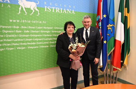Župan Miletić primio dugogodišnju pročelnicu Vesnu Ivančić povodom odlaska u mirovinu