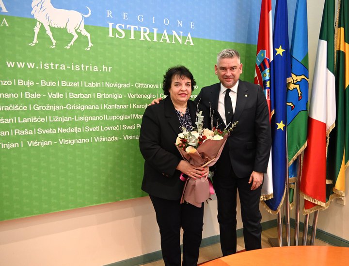 Župan Miletić primio dugogodišnju pročelnicu Vesnu Ivančić povodom odlaska u mirovinu