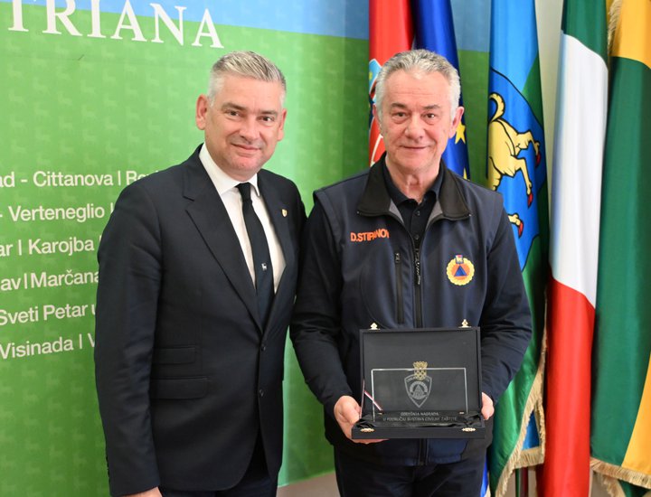 Il presidente Miletić ha ricevuto il responsabile del Servizio per la protezione civile della Regione Istriana