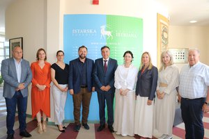 Una delegazione della città di Cazin (BiH) ha visitato la Regione Istriana