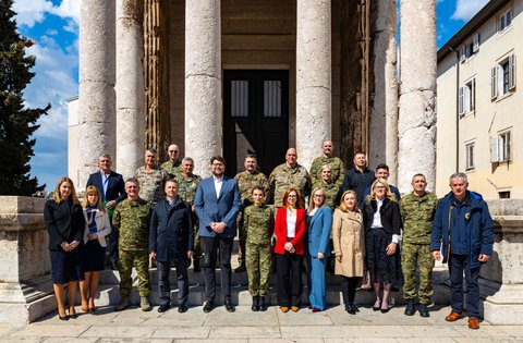 Istarska županija i Grad Pula upriličili tradicionalni prijem za predstavnike Ratne škole „Ban Josip Jelačić“