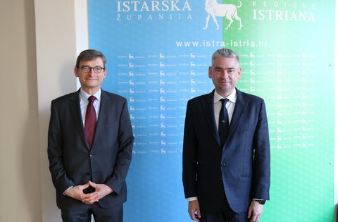 Visita inaugurale per l'ambasciatore d'Austria nella Regione Istriana
