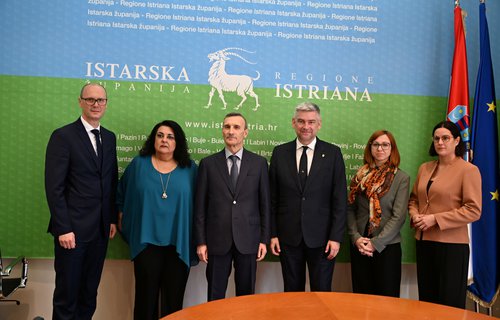 Energetika gospodarstvo i dvojezičnost u fokusu susreta župana  Miletića i veleposlanika Republike Italije u Republici Hrvatskoj Trichila