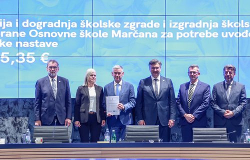 Župan Miletić: Osigurali smo 13,2 milijuna eura bespovratnih sredstava za dogradnju OŠ u Žminju i Marčani