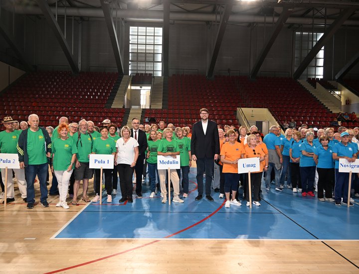 A Pola inaugurati i XVI Giochi sportivi del Sindacato dei pensionati della Croazia per la Regione Istriana