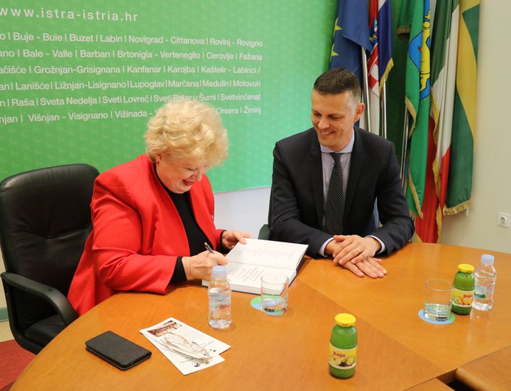 Il Presidente della Regione Istriana ha ricevuto la Presidente del club BPW Pola Alida Perkov