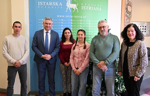 Župan Boris Miletić održao prijem za hrvatske reprezentativce u daljinskom jahanju iz Istre
