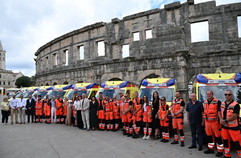 U obnovu voznog parka hitne i saniteta Istarska županija do sada uložila 6,6 milijuna eura