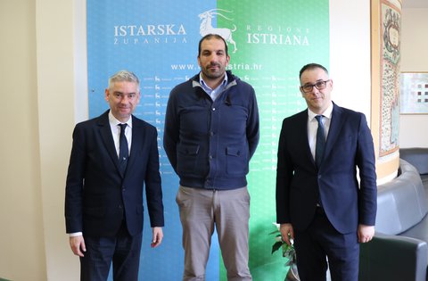 Il presidente Miletić ha ricevuto il nuovo membro del Comitato etico del Comitato olimpico croato, Damir Burić