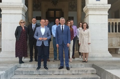 Incontro di lavoro tra il presidente Miletić e i rappresentanti della Città di Parenzo sul tema dell'istruzione, della sanità e della pianificazione territoriale