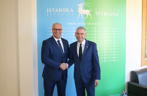 Il presidente Miletić ha organizzato un ricevimento per la delegazione della Città di Tuzla