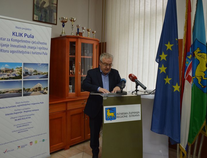 Presentato il progetto UE "Centro per lo sviluppo delle competenze innovative e delle abilità  nel settore dell'industria alberghiera e del turismo Pola - CLICK Pola"
