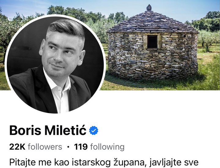 Miletić è nuovamente il Presidente della Regione più popolare sulle reti sociali