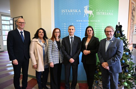 Zamjenica župana Jessica Acquavita upriličila prijem za veleposlanika Republike Italije u Republici Hrvatskoj Nj.E. Paola Trichila