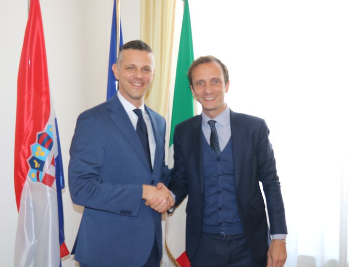 Primo incontro fra il Presidente della Regione Istriana Flego e il Presidente della Regione Friuli Venezia Giulia Fedrigo